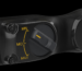 Stealth Black WRAPTIS AIR pneumatic knee support