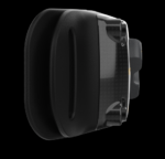 End view of Stealth Black WRAPTIS AIR