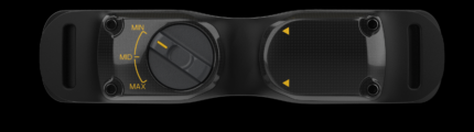 Top view of Stealth Black WRAPTIS AIR